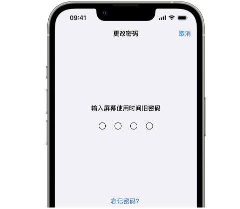 伊宁市iPhone屏幕维修分享iPhone屏幕使用时间密码忘记了怎么办 