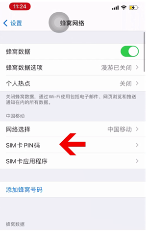 伊宁市苹果14维修网分享如何给iPhone14的SIM卡设置密码 